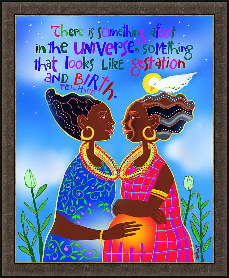 Wall Frame Espresso - Mothers of Hope by Br. Mickey McGrath, OSFS - Trinity Stores