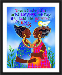 Wall Frame Black - Mothers of Hope by M. McGrath