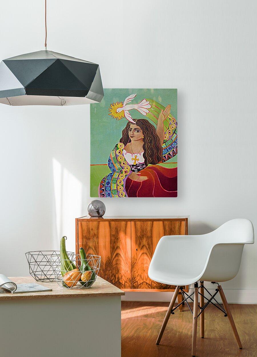 Metal Print - St. Mary Magdalene and Holy Spirit by Br. Mickey McGrath, OSFS - Trinity Stores