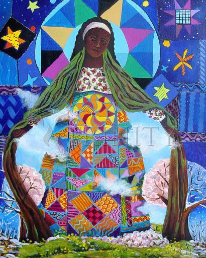 Canvas Print - Mary, Our Lady of Refuge by Br. Mickey McGrath, OSFS - Trinity Stores