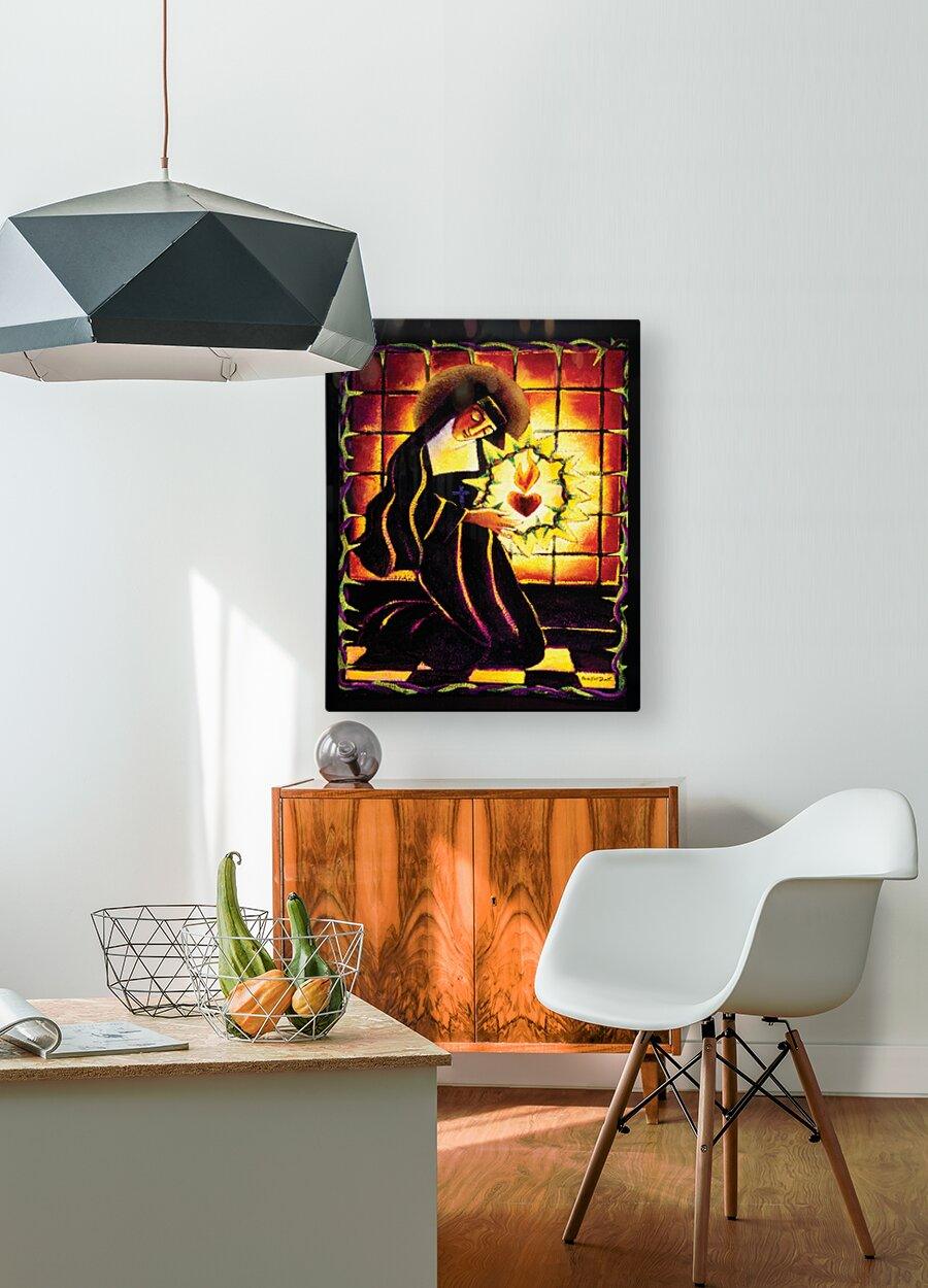 Acrylic Print - St. Margaret Mary Alacoque by Br. Mickey McGrath, OSFS - Trinity Stores