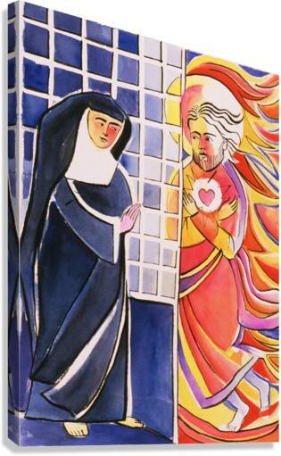 Canvas Print - St. Margaret Mary Alacoque, Cloister by Br. Mickey McGrath, OSFS - Trinity Stores