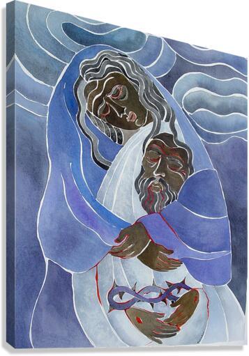 Canvas Print - Mary, Mother of Sorrows by Br. Mickey McGrath, OSFS - Trinity Stores