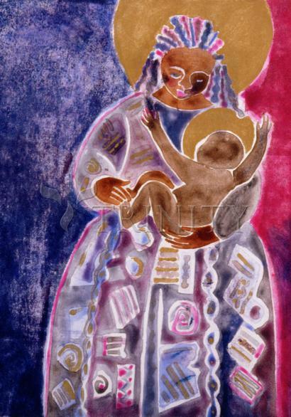 Wall Frame Gold, Matted - Mother and Son by Br. Mickey McGrath, OSFS - Trinity Stores