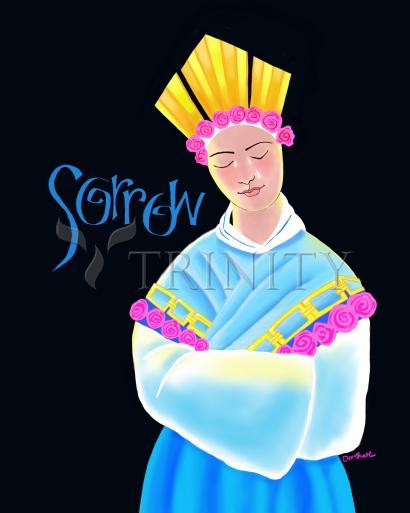 Acrylic Print - Our Lady of La Salette by Br. Mickey McGrath, OSFS - Trinity Stores