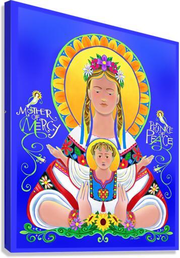 Canvas Print - Our Lady of the Ukraine by Br. Mickey McGrath, OSFS - Trinity Stores
