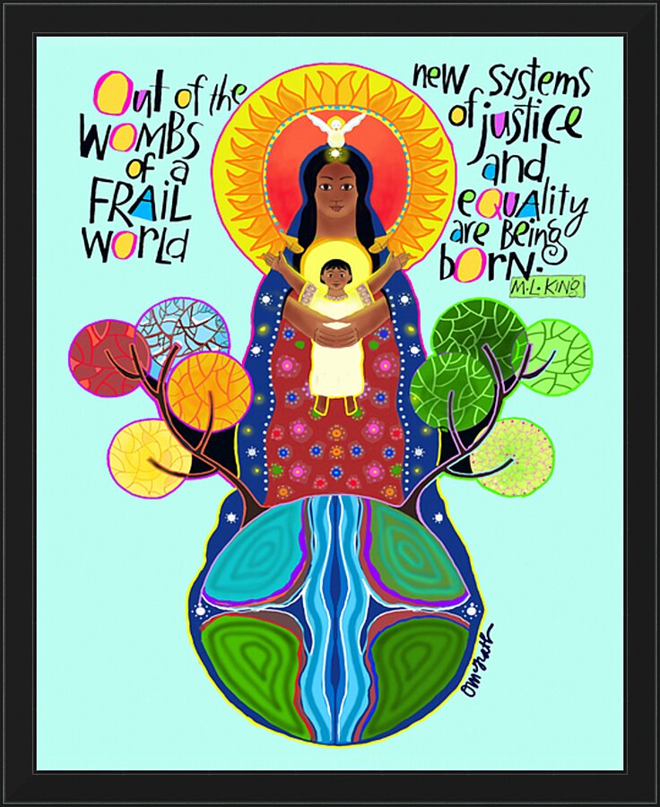 Wall Frame Black - Out of the Wombs by M. McGrath