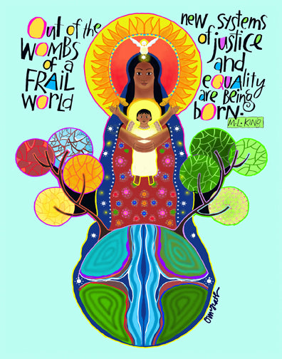 Out of the Wombs - Metal Print