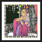 Wall Frame Black, Matted - St. Pelagia by M. McGrath