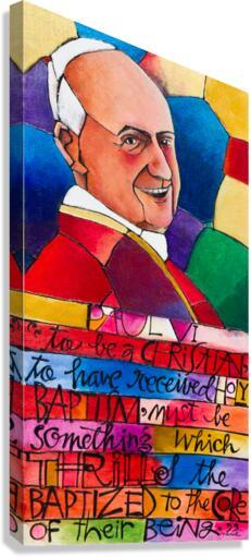 Canvas Print - St. Paul VI by Br. Mickey McGrath, OSFS - Trinity Stores