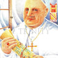 Wall Frame Gold, Matted - St. John XXIII by Br. Mickey McGrath, OSFS - Trinity Stores