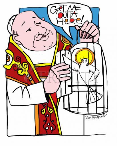 Canvas Print - St. John XXIII by Br. Mickey McGrath, OSFS - Trinity Stores