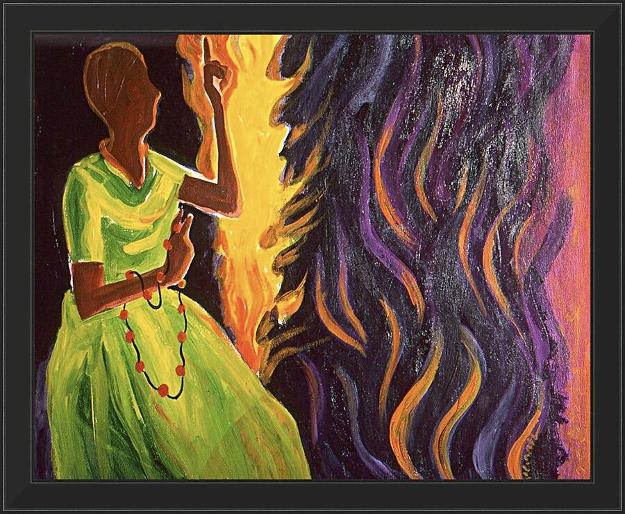 Wall Frame Black - Sr. Thea Bowman: Precious Lord by Br. Mickey McGrath, OSFS - Trinity Stores