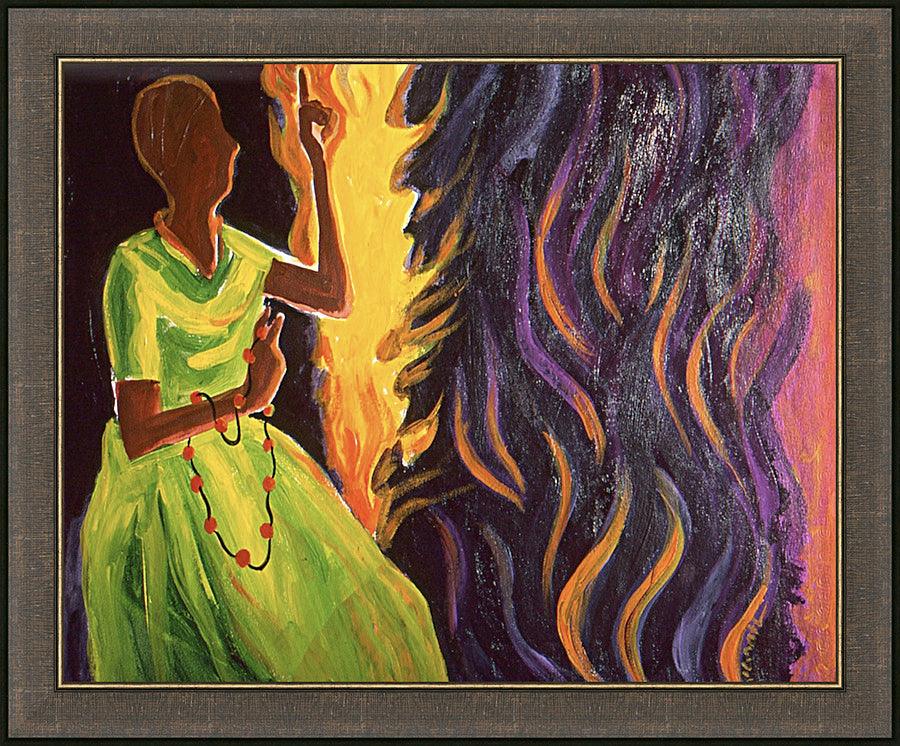 Wall Frame Espresso - Sr. Thea Bowman: Precious Lord by Br. Mickey McGrath, OSFS - Trinity Stores
