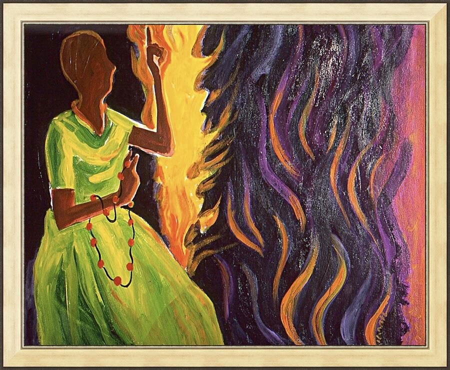 Wall Frame Gold - Sr. Thea Bowman: Precious Lord by Br. Mickey McGrath, OSFS - Trinity Stores