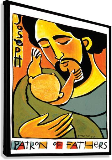 Canvas Print - St. Joseph, Patron of Fathers by Br. Mickey McGrath, OSFS - Trinity Stores
