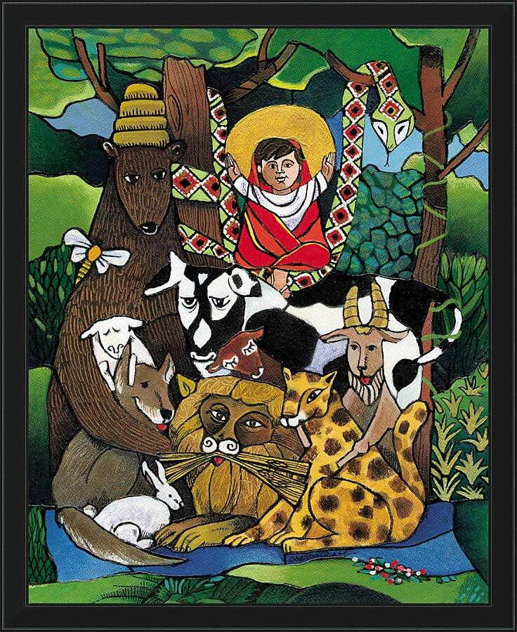 Wall Frame Black - Prince of Peace by Br. Mickey McGrath, OSFS - Trinity Stores