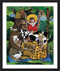 Wall Frame Black - Prince of Peace by M. McGrath