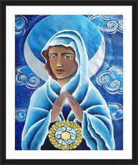 Wall Frame Black - Mary, Queen of the Prophets by M. McGrath