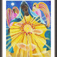 Wall Frame Espresso, Matted - Mary, Queen of the Universe by Br. Mickey McGrath, OSFS - Trinity Stores