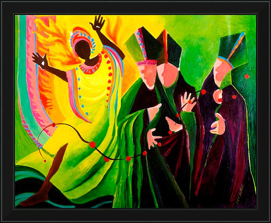 Wall Frame Black - Sr. Thea Bowman: Rise Up Shepherds by Br. Mickey McGrath, OSFS - Trinity Stores