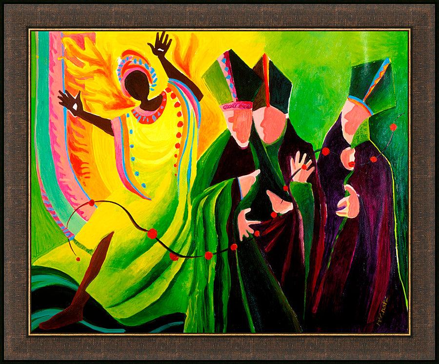 Wall Frame Espresso - Sr. Thea Bowman: Rise Up Shepherds by Br. Mickey McGrath, OSFS - Trinity Stores