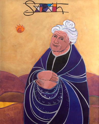 Wall Frame Black - St. Sarah by Br. Mickey McGrath, OSFS - Trinity Stores