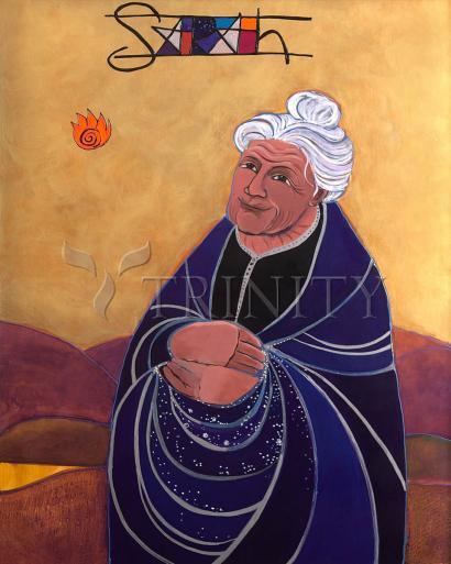 Wall Frame Gold - St. Sarah by Br. Mickey McGrath, OSFS - Trinity Stores