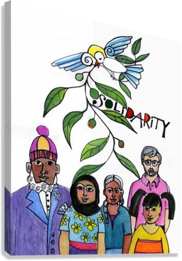 Canvas Print - Solidarity by Br. Mickey McGrath, OSFS - Trinity Stores