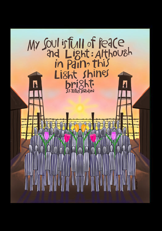 My Soul is Full of Peace - Holy Card