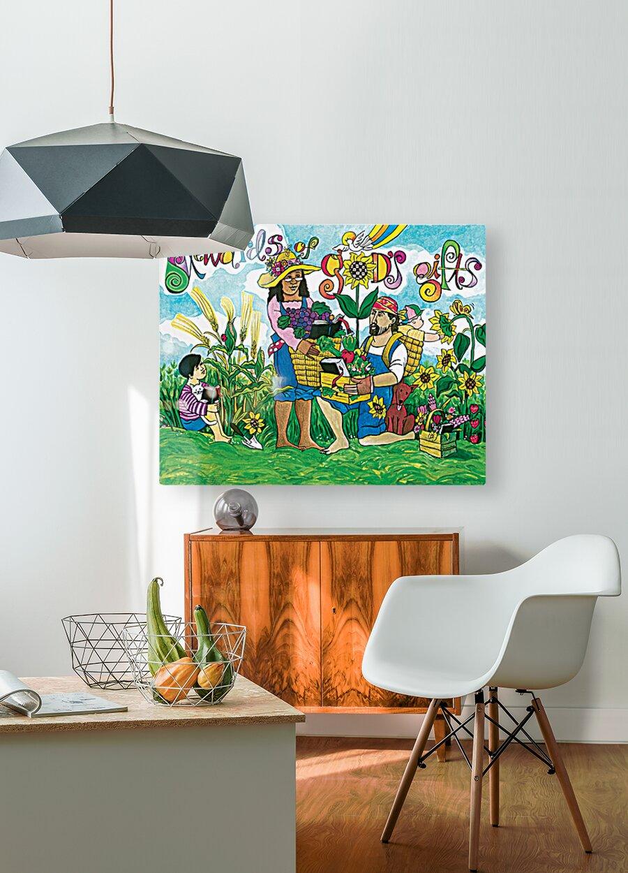 Metal Print - Stewards of God's Gifts by Br. Mickey McGrath, OSFS - Trinity Stores