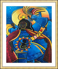 Wall Frame Gold - Mary, Star Visitation by M. McGrath