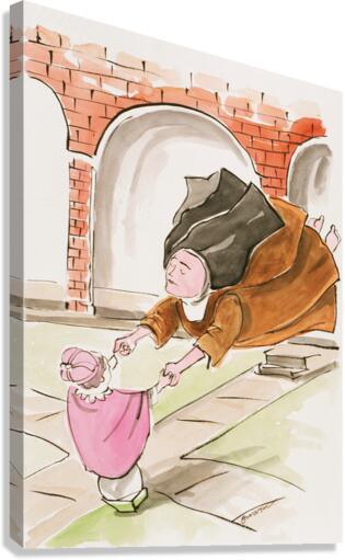 Canvas Print - St. Thérèse on Air by Br. Mickey McGrath, OSFS - Trinity Stores