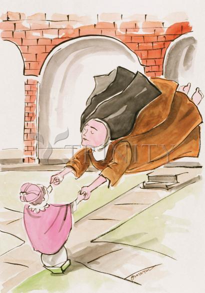 Canvas Print - St. Thérèse on Air by Br. Mickey McGrath, OSFS - Trinity Stores