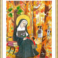Wall Frame Gold, Matted - St. Mother Théodore Guérin by Br. Mickey McGrath, OSFS - Trinity Stores
