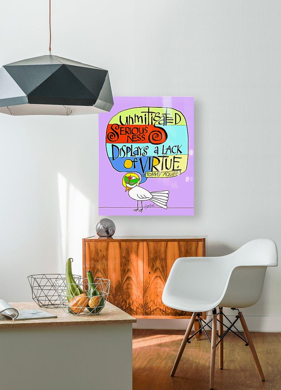 Acrylic Print - Unmitigated Seriousness by Br. Mickey McGrath, OSFS - Trinity Stores