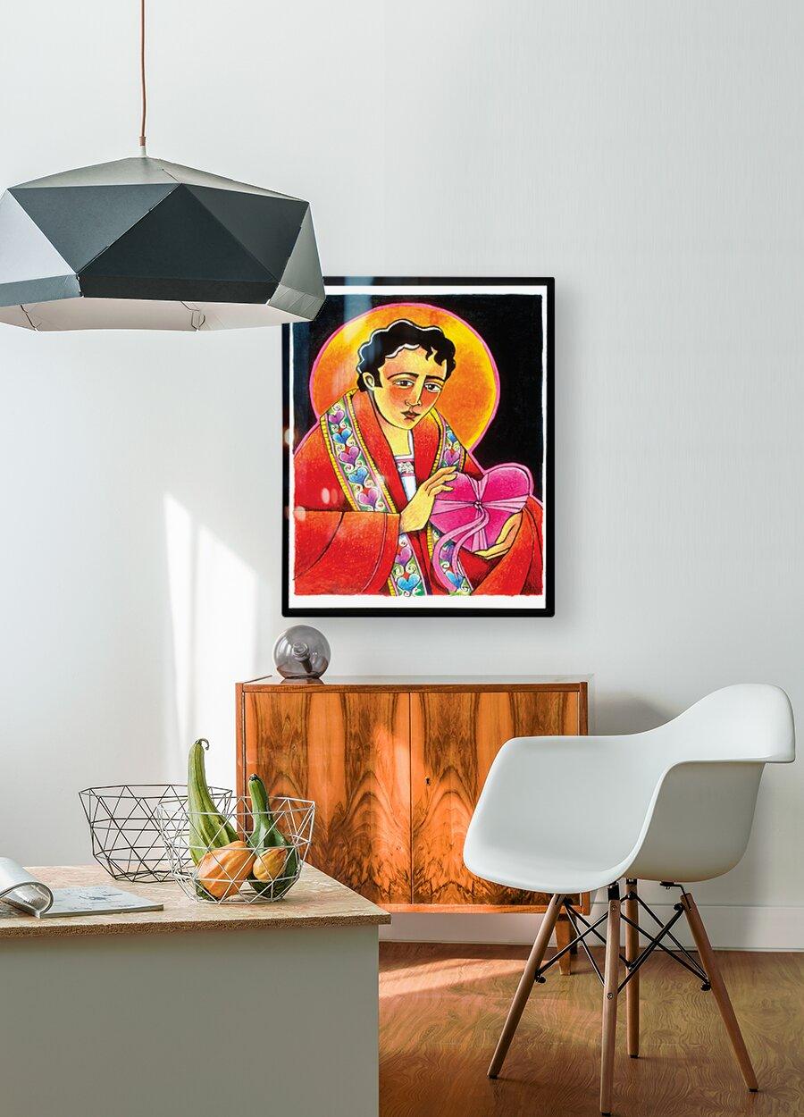 Metal Print - St. Valentine by Br. Mickey McGrath, OSFS - Trinity Stores