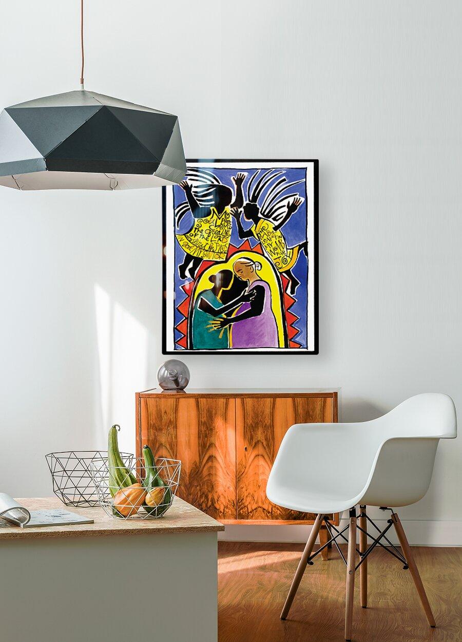 Metal Print - Visitation by Br. Mickey McGrath, OSFS - Trinity Stores