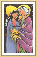 Wall Frame Gold - Visitation - Night by M. McGrath