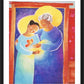 Wall Frame Black, Matted - Visitation - Doorway by Br. Mickey McGrath, OSFS - Trinity Stores