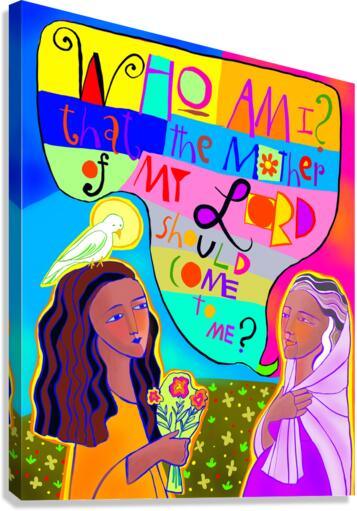 Canvas Print - Visitation - Who Am I? by Br. Mickey McGrath, OSFS - Trinity Stores