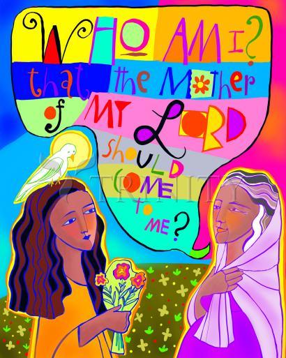 Acrylic Print - Visitation - Who Am I? by Br. Mickey McGrath, OSFS - Trinity Stores