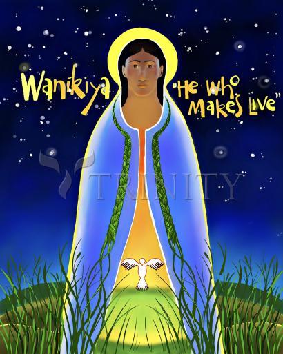 Acrylic Print - Wanikiya Jesus by Br. Mickey McGrath, OSFS - Trinity Stores