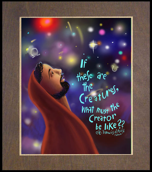 What Must the Creator be Like - Wood Plaque Premium