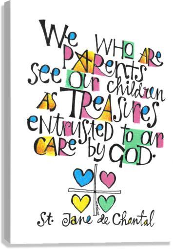 Canvas Print - We Who Are Parents by Br. Mickey McGrath, OSFS - Trinity Stores