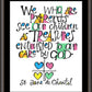 Wall Frame Espresso, Matted - We Who Are Parents by Br. Mickey McGrath, OSFS - Trinity Stores