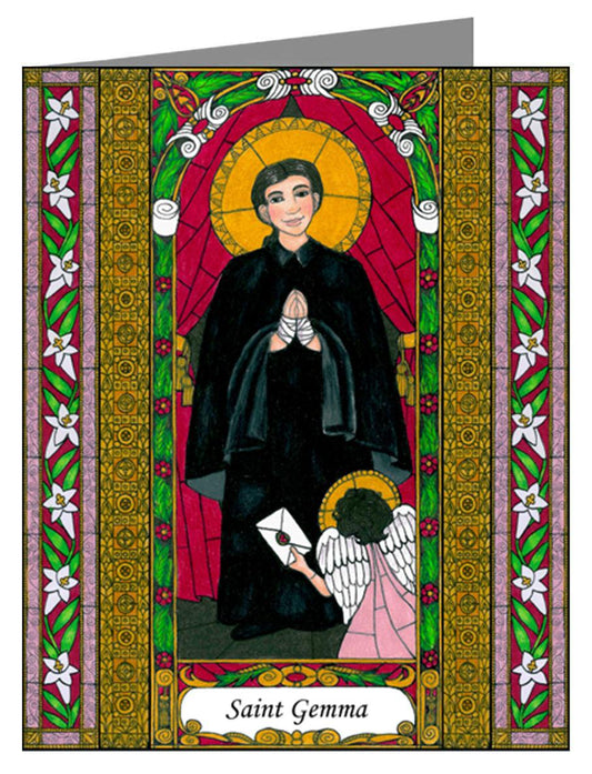 St. Gemma - Note Card by Brenda Nippert - Trinity Stores