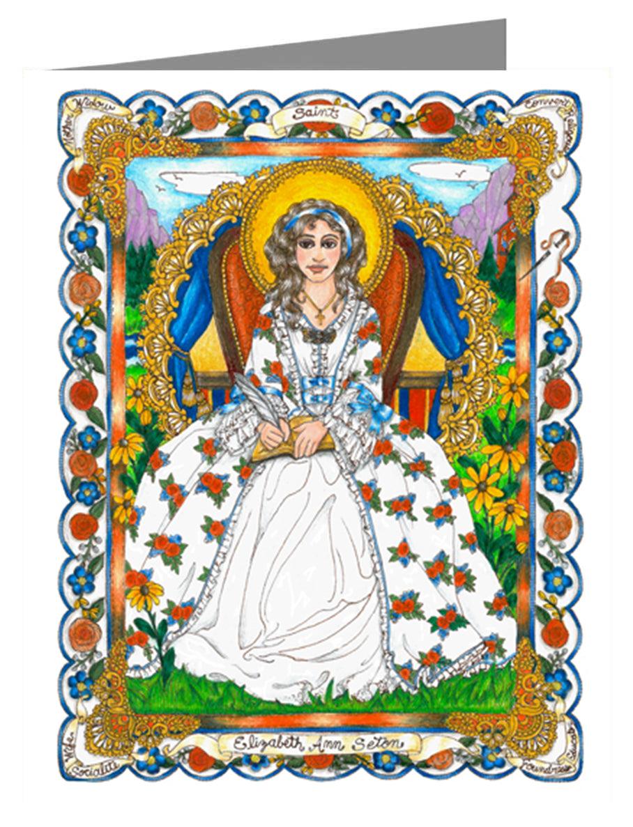 St. Elizabeth Ann Seton - Note Card by Brenda Nippert - Trinity Stores
