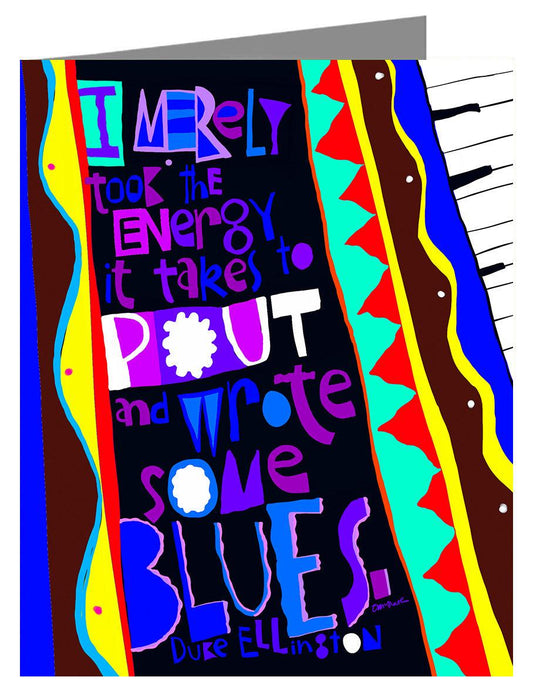 Duke Ellington - Note Card by Br. Mickey McGrath, OSFS - Trinity Stores