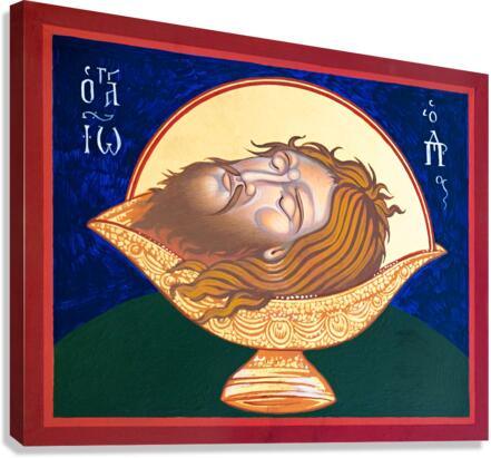Canvas Print - Beheading of St. John the Baptist by Robert Gerwing, OFM - Trinity Stores
